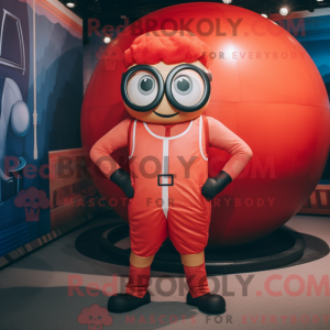 Mascot character of a Red...