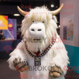 Maskotkarakter af en White...
