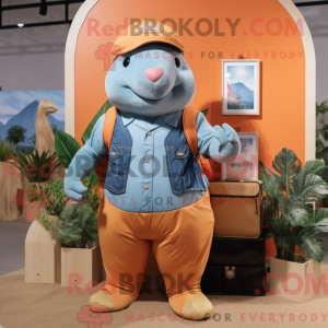 Mascottekarakter van een...