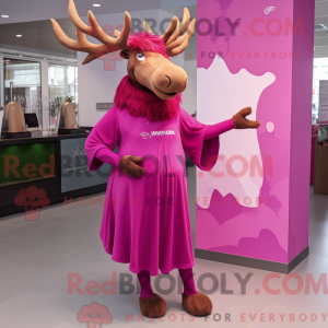 Postava maskota purpurového...