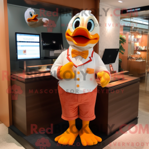 Mascottefiguur van een...