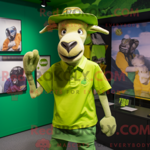 Mascot character of a Lime...