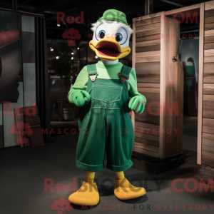 Mascot character of a Green...