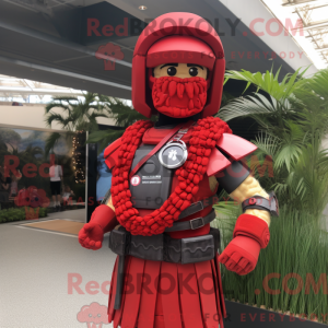 Mascot character of a Red...