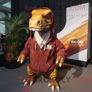Mascot character of a Rust...