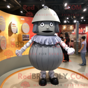 Mascot character of a Gray...