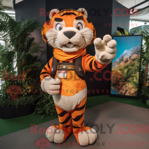 Mascot karakter van een...