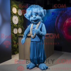 Maskottchenfigur eines Blue...
