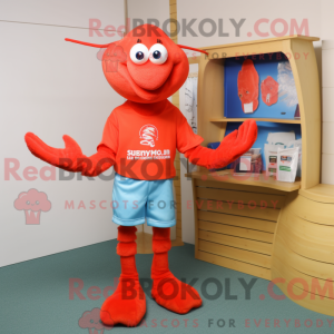 Mascot character of a Red...