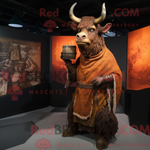 Mascot character of a Rust...