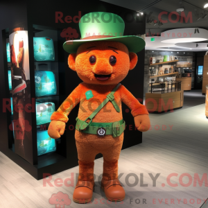 Mascottefiguur van een...