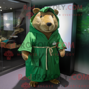 Mascot character of a Green...