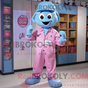 Mascot karakter van een...