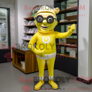 Mascottefiguur van een...
