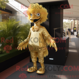 Mascot character of a Gold...