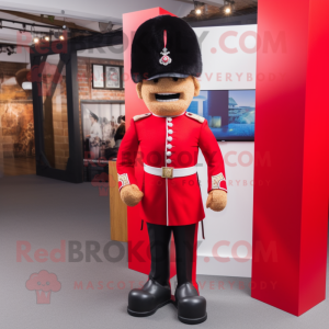 Röd brittisk Royal Guard...