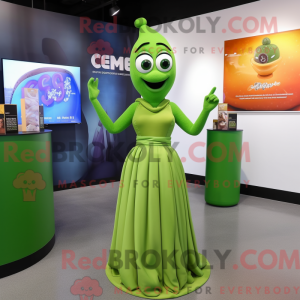 Mascot character of a Olive...