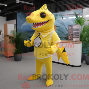 Mascot character of a Lemon...