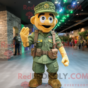 Mascottefiguur van een...