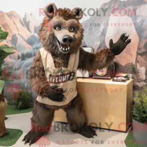 Mascot karakter van een...