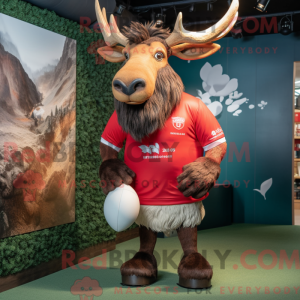 Mascot character of a Red...