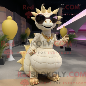 Mascottefiguur van een...