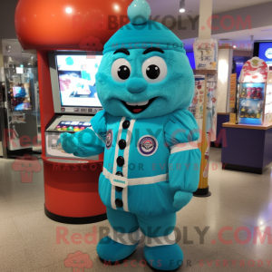 Mascottefiguur van een...