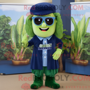 Mascot character of a Navy...