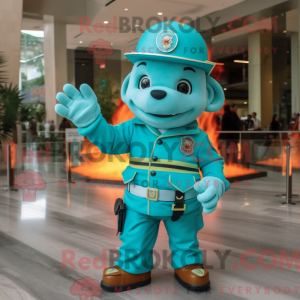 Mascot karakter van een...
