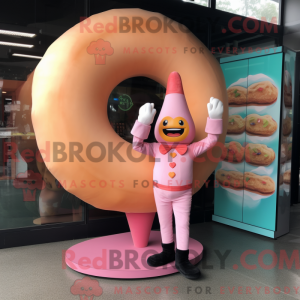 Mascot character of a Peach...
