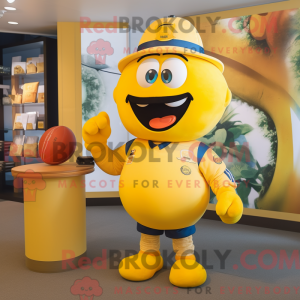 Personagem de máscara de um...