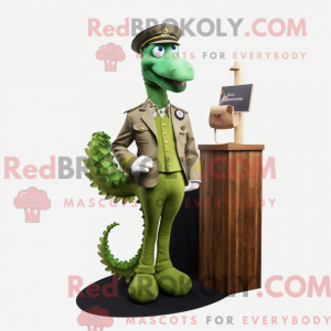 Mascot character of a Olive...