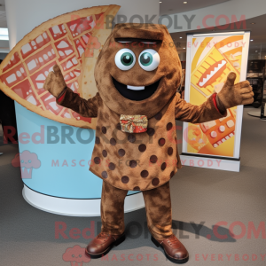 Mascot character of a Brown...