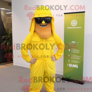 Mascot character of a Lemon...