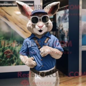 Mascot character of a Navy...