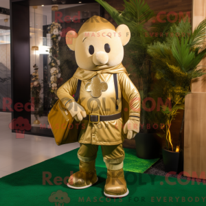 Mascot character of a Gold...