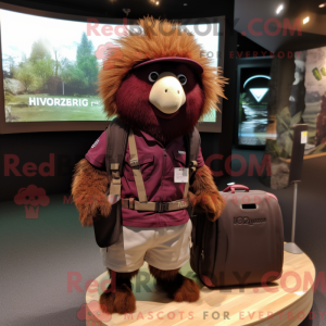 Mascot karakter van een...