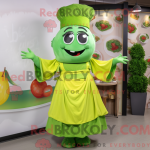 Mascot character of a Lime...
