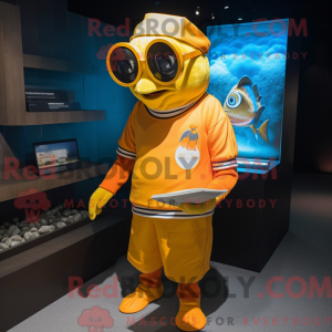 Mascottefiguur van een...