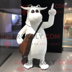 Mascot character of a White...