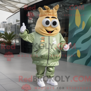 Mascot character of a Olive...