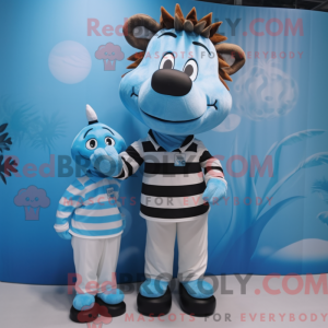 Postava maskota Sky Blue...
