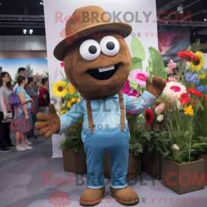 Mascot character of a Brown...