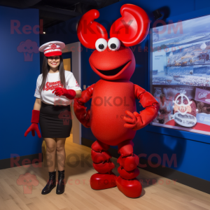 Red Lobster maskot kostume...