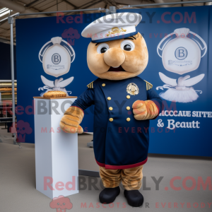 Maskotfigur af en Navy...