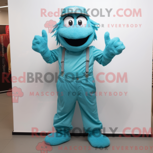 Maskot-karakter av en...