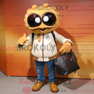 Maskotkarakter af en creme...