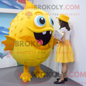 Mascottekarakter van een...