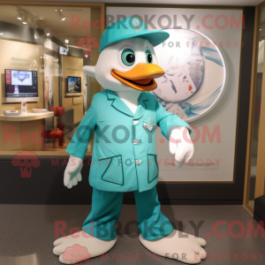 Mascot karakter van een...