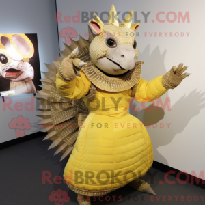 Mascot character of a...